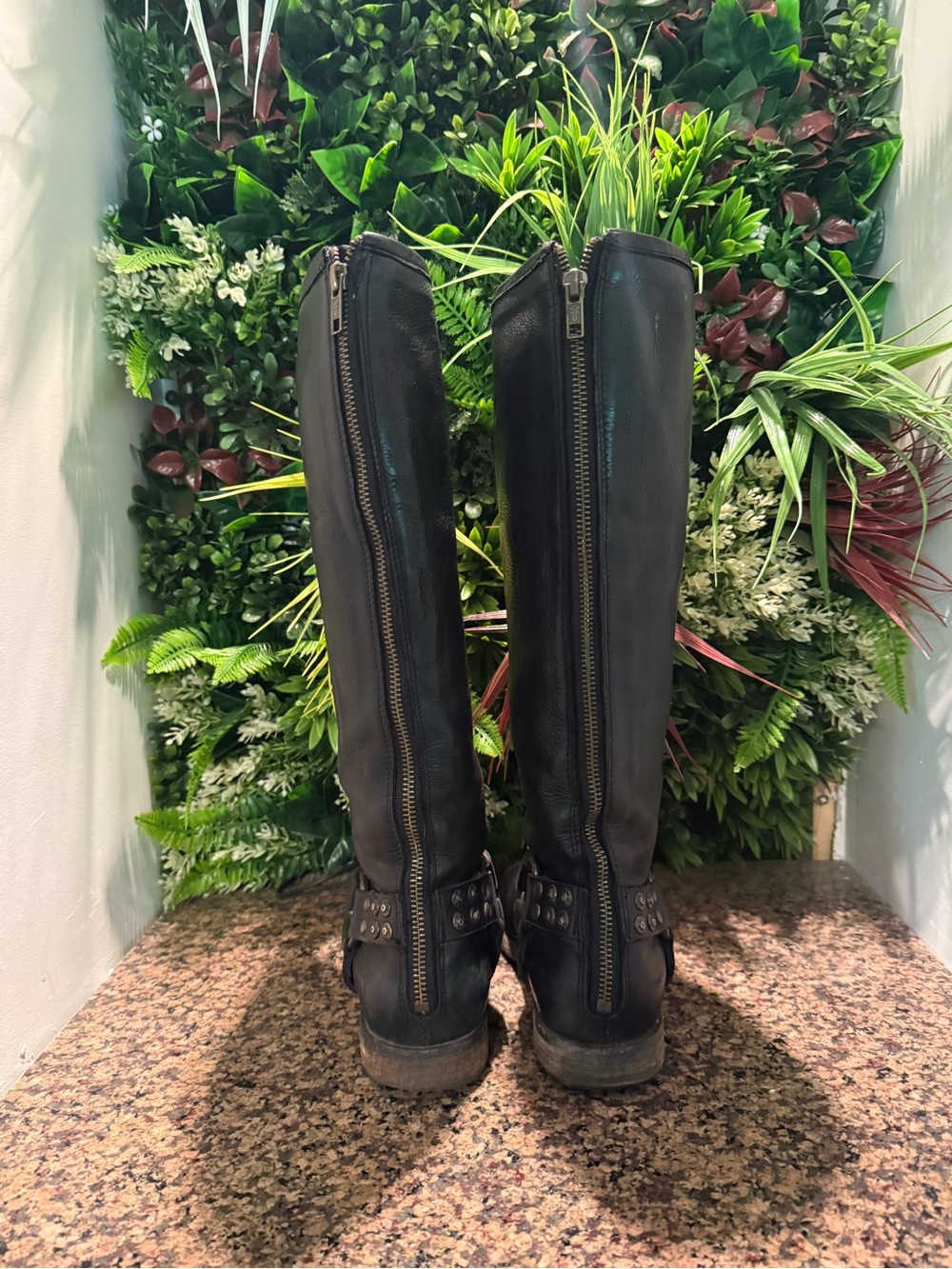 Frye Phillip Tall Studded Harness Boots - Picture 3 of 5